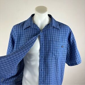 Marmot Sun Protectant Blue Hiking Shirt